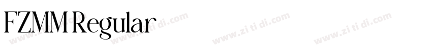 FZMM Regular字体转换 FZMM Regular字体转换